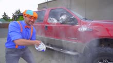 【Blippi】Blippi Car Wash Truck Videos for Children