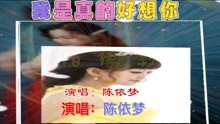 [图]陈依梦《我是真的好想你》没有你好孤寂