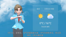 武汉市2021年1月14日天气预报