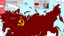 《苏联历史疆域变化》苏俄-俄罗斯1922-1991庞大的国家最终解体