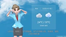 南京市2021年6月8日天气预报