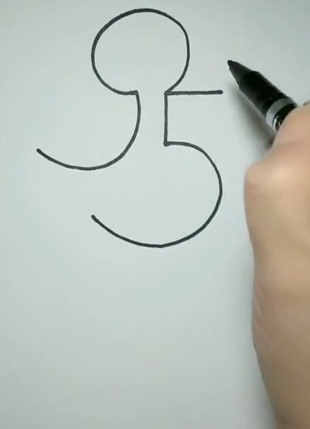 用数字画鸭子123图片