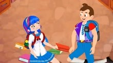 趣味卡通故事：帅哥VS丑男，公主学校滑稽情景！