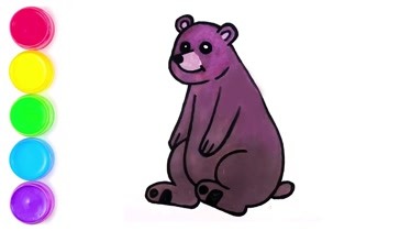 简笔画系列怎样画棕熊