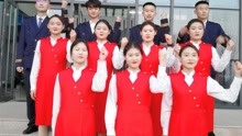 志在蓝天航空大赛的20强选手张欣与同学们：和北京冬奥一起向未来