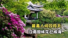 [图]四月江南最美园林，无锡这里花红正倾城，门票涨3倍依然人山人海