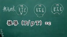 [图]高中物理：推导理想气体的压强、密度和热力学温度遵循的规律