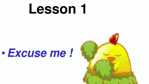 新概念英语第一册 lesson 1 excuse me