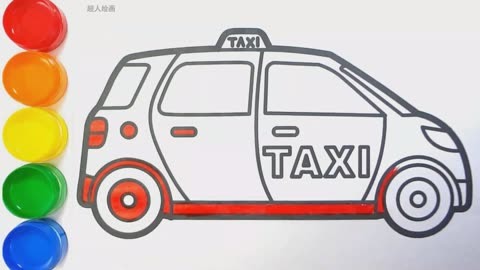 最简单的出租车怎么画图片