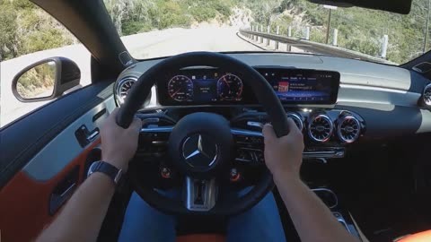 2024奔驰amg cla35 4matic 第一视角试驾