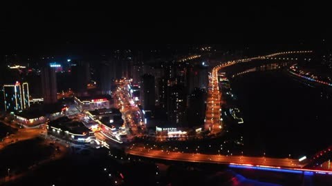 苍溪夜景图片